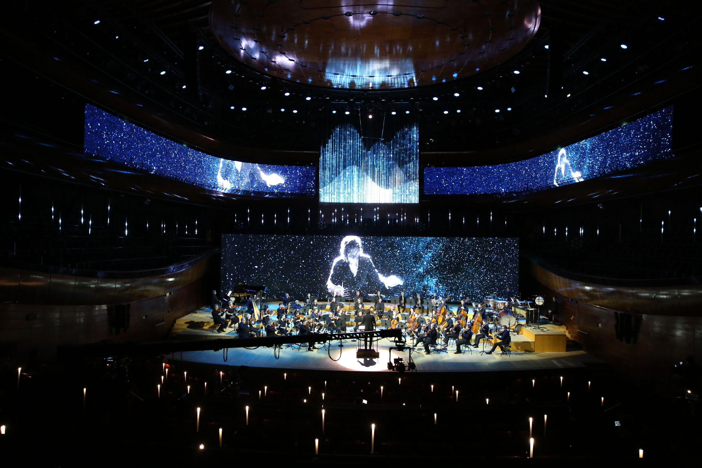 INFiLED LED Screen Create Extraordinary Effect for an Audiovisual Concert 
