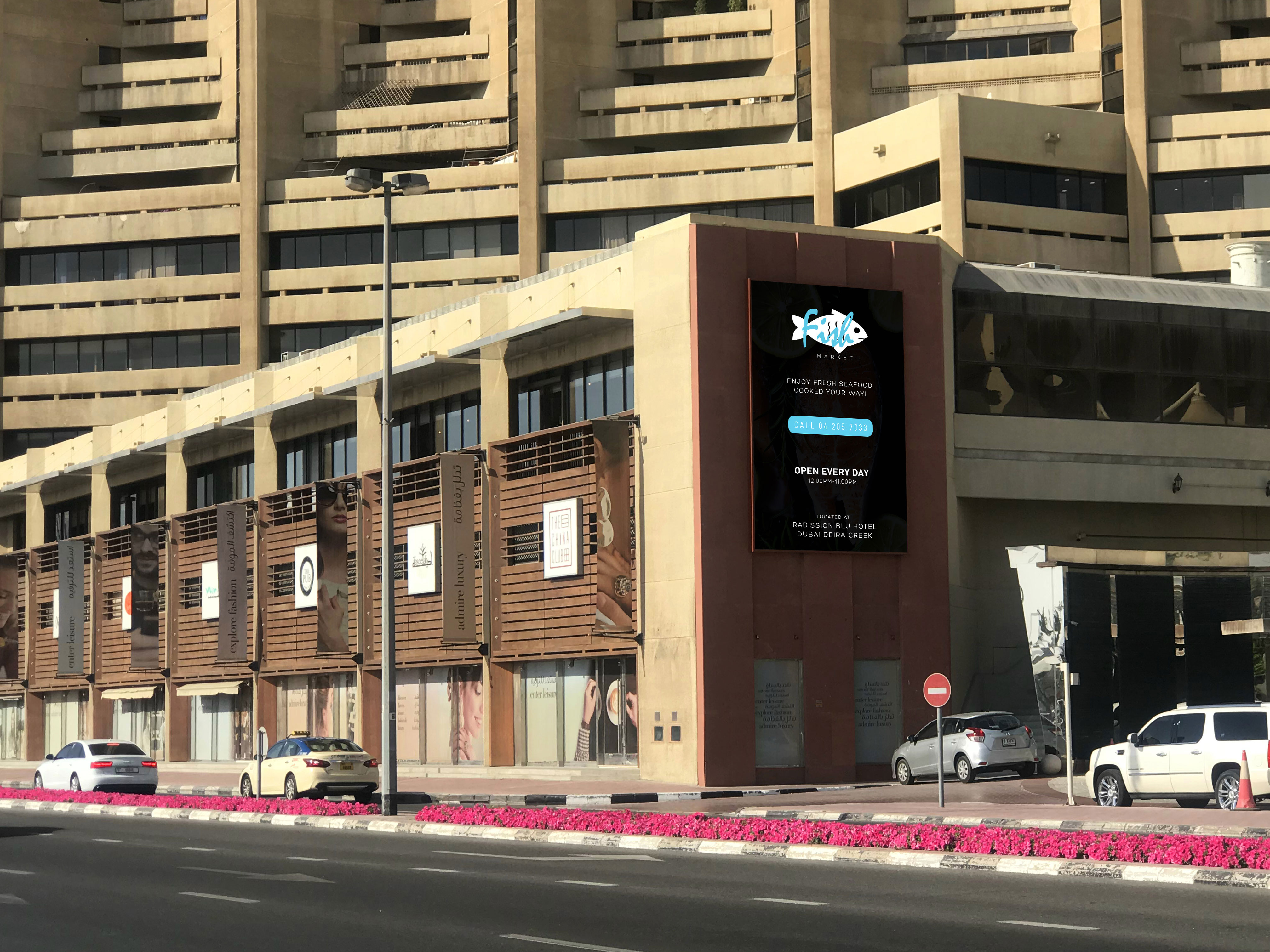 Radisson Blu Chooses INFiLED for Outdoor Advertisement in Dubai