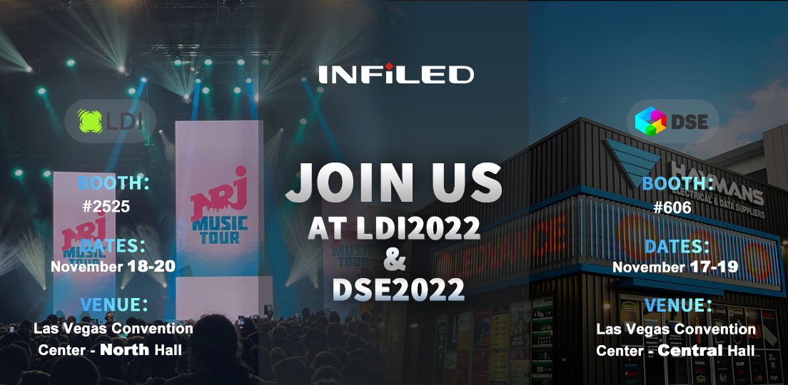 INFiLED set to Exhibit dvLED Solutions at Both LDI and DSE Shows 