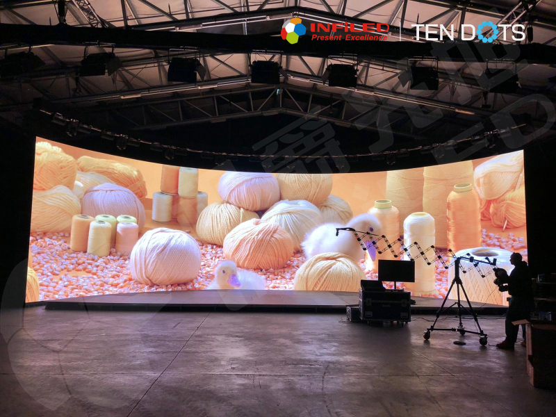 2020年视爵光旭为Ten Dots打造的XR虚拟拍摄屏幕