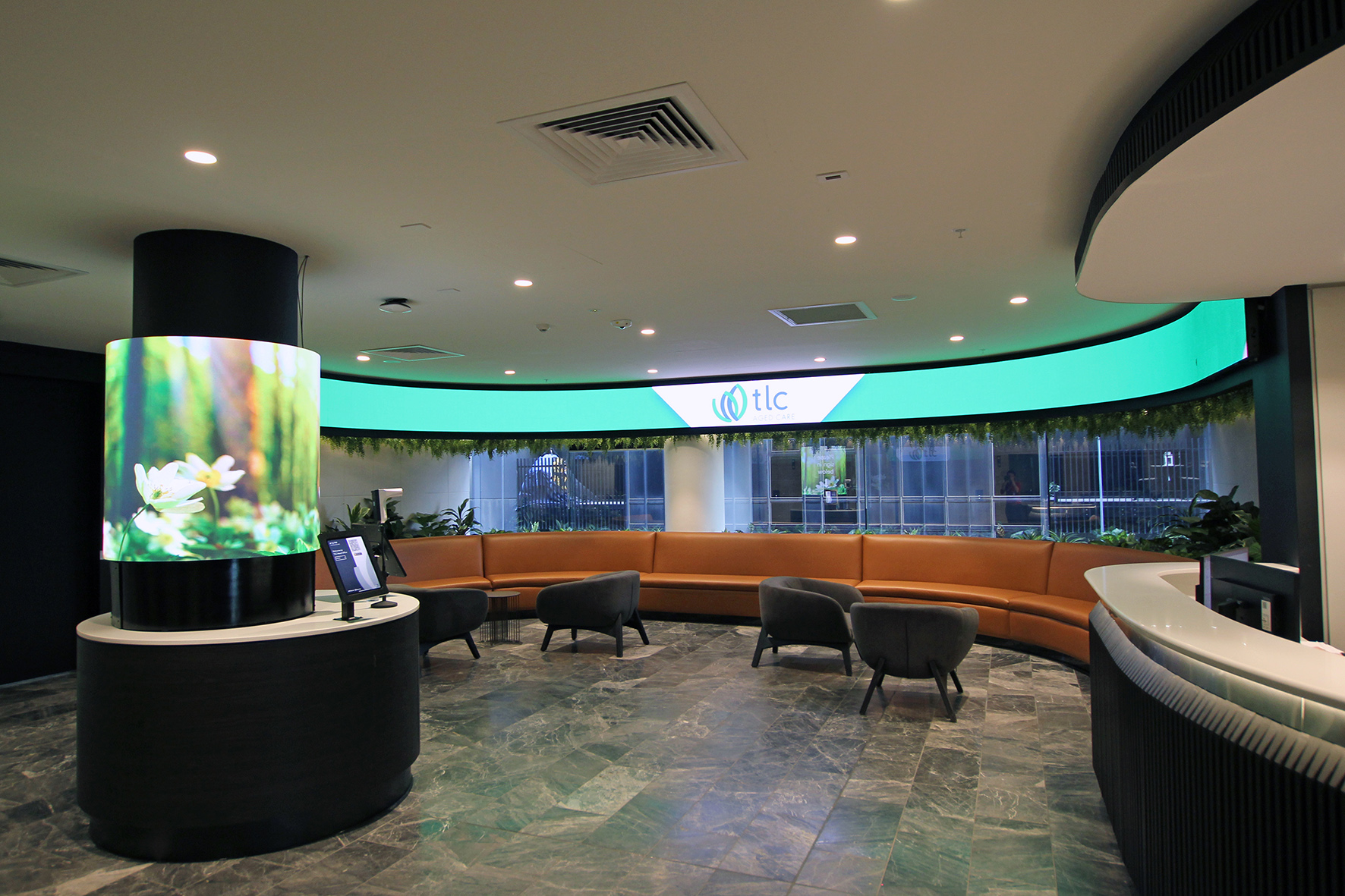 New VuePix Infiled Digital LED Screen for TLC Aged Care