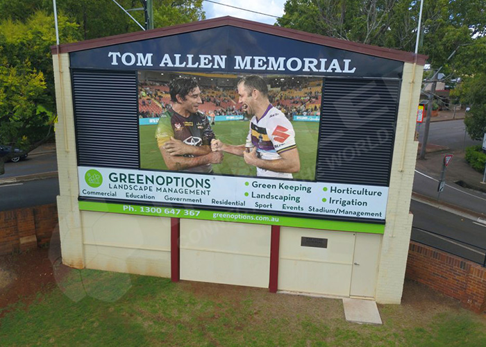 Toowoomba Sports Ground Scoredboard