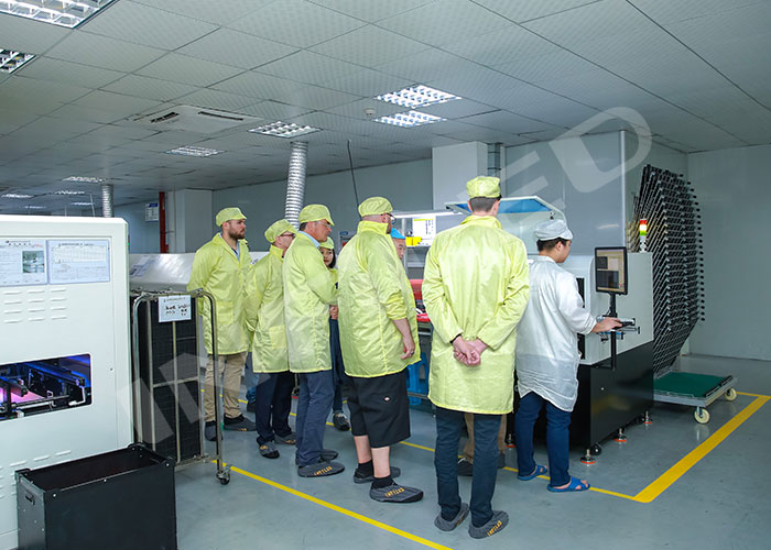 INFiLED Open Day Partners visit factory