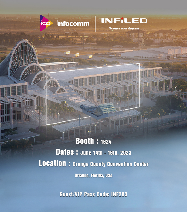 INFiLED infocomm US 2023 Exhibition Invitation