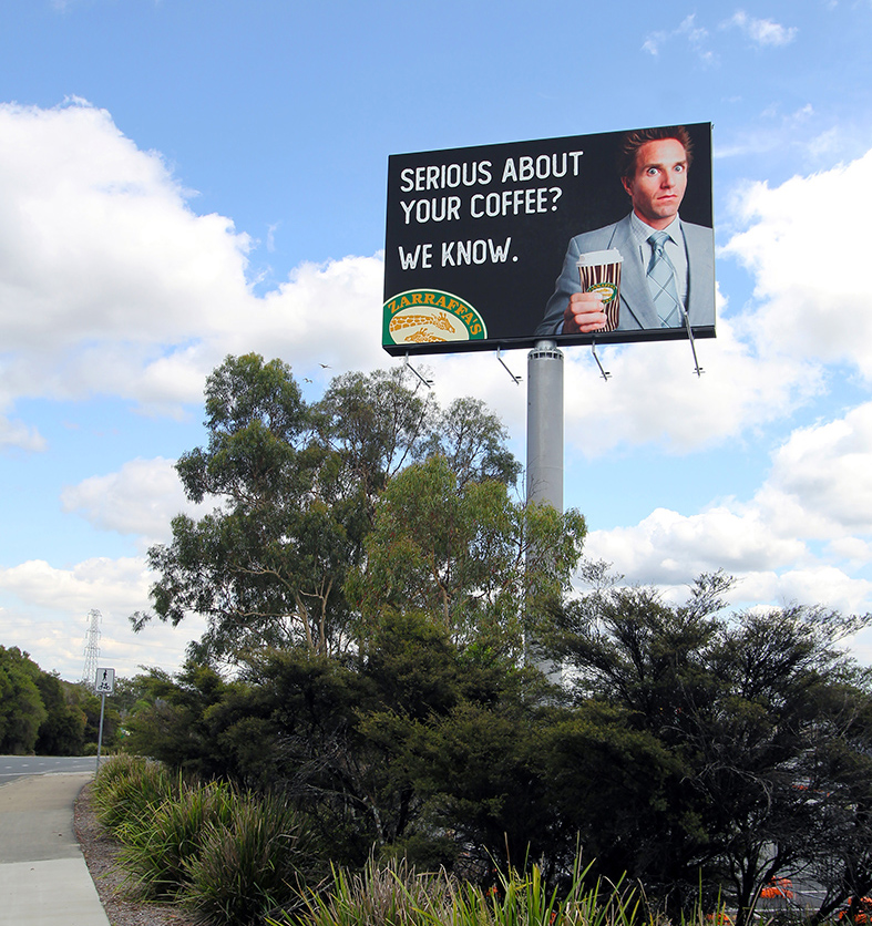 INFiLED Supersized Digital Billboard for Zarraffa’s Coffee HQ2