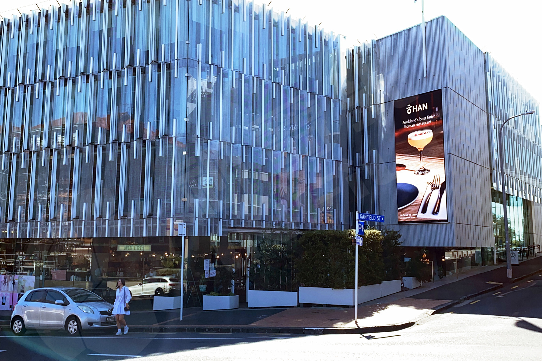 视爵光旭为新西兰奥克兰市安装的第一块户外LED显示屏
