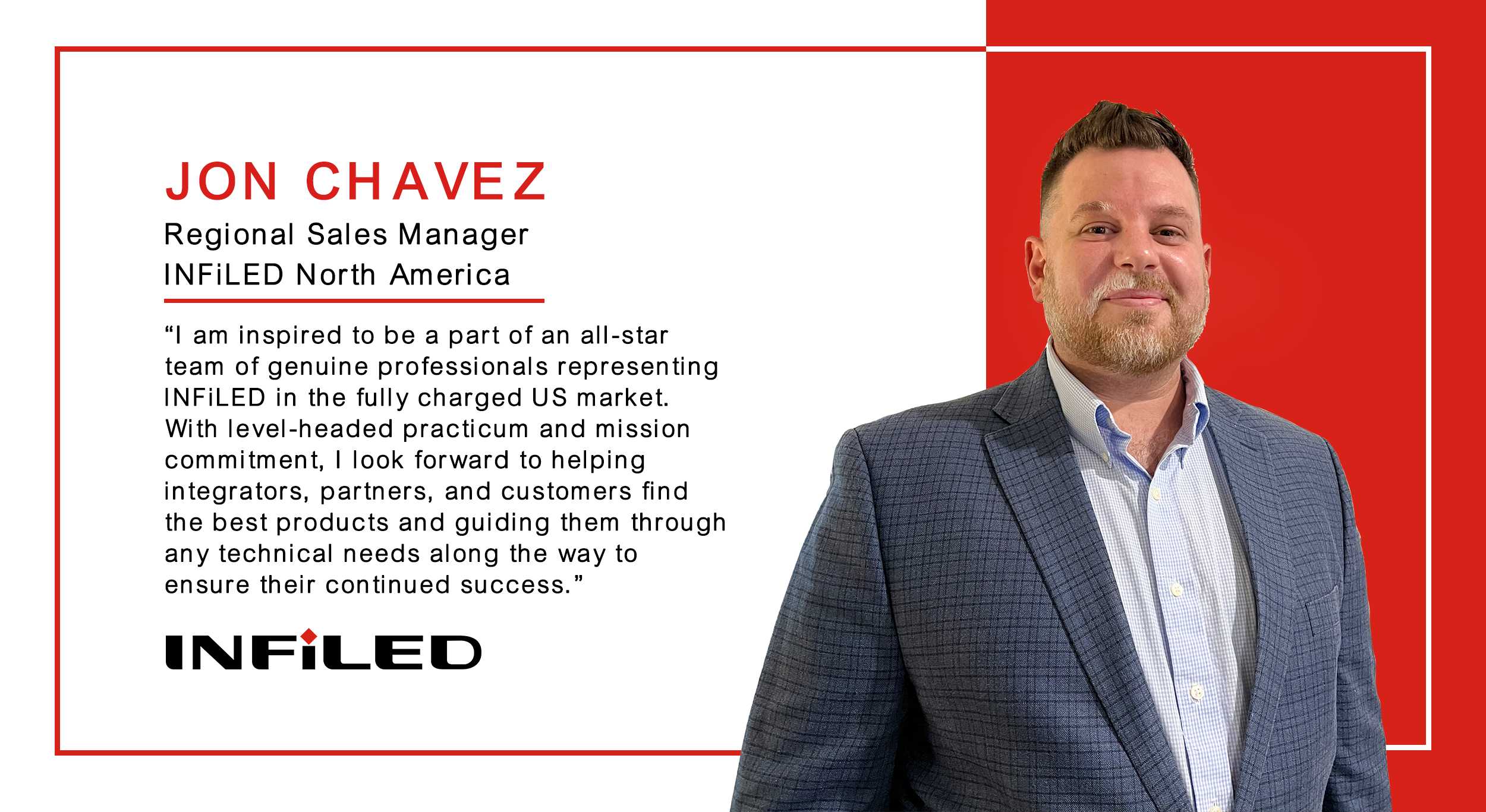 INFiLED Hires Jon Chavez as Regional Sales Manager