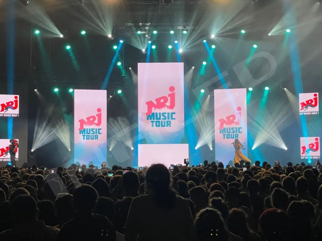 比利时NRJ音乐巡回演唱会LED显示屏