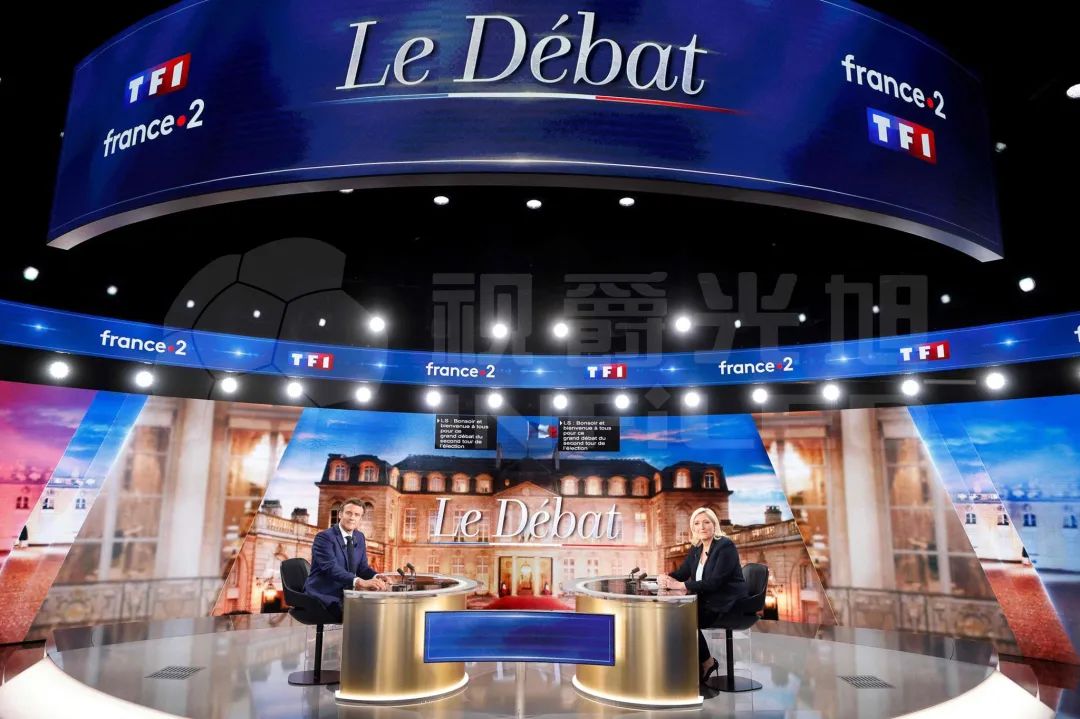 2022年法国总统竞选辩论LED显示屏