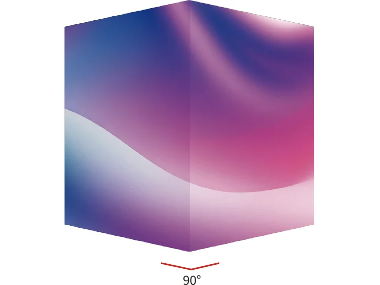 90°直角拼接