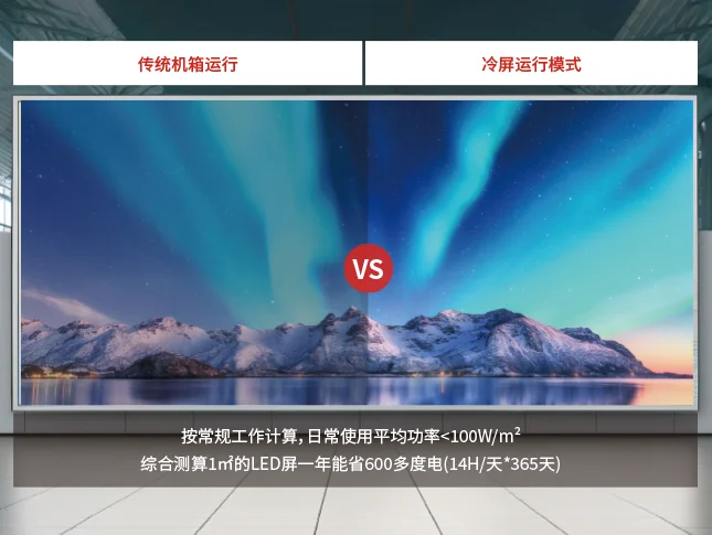 低温冷屏，舒适节能